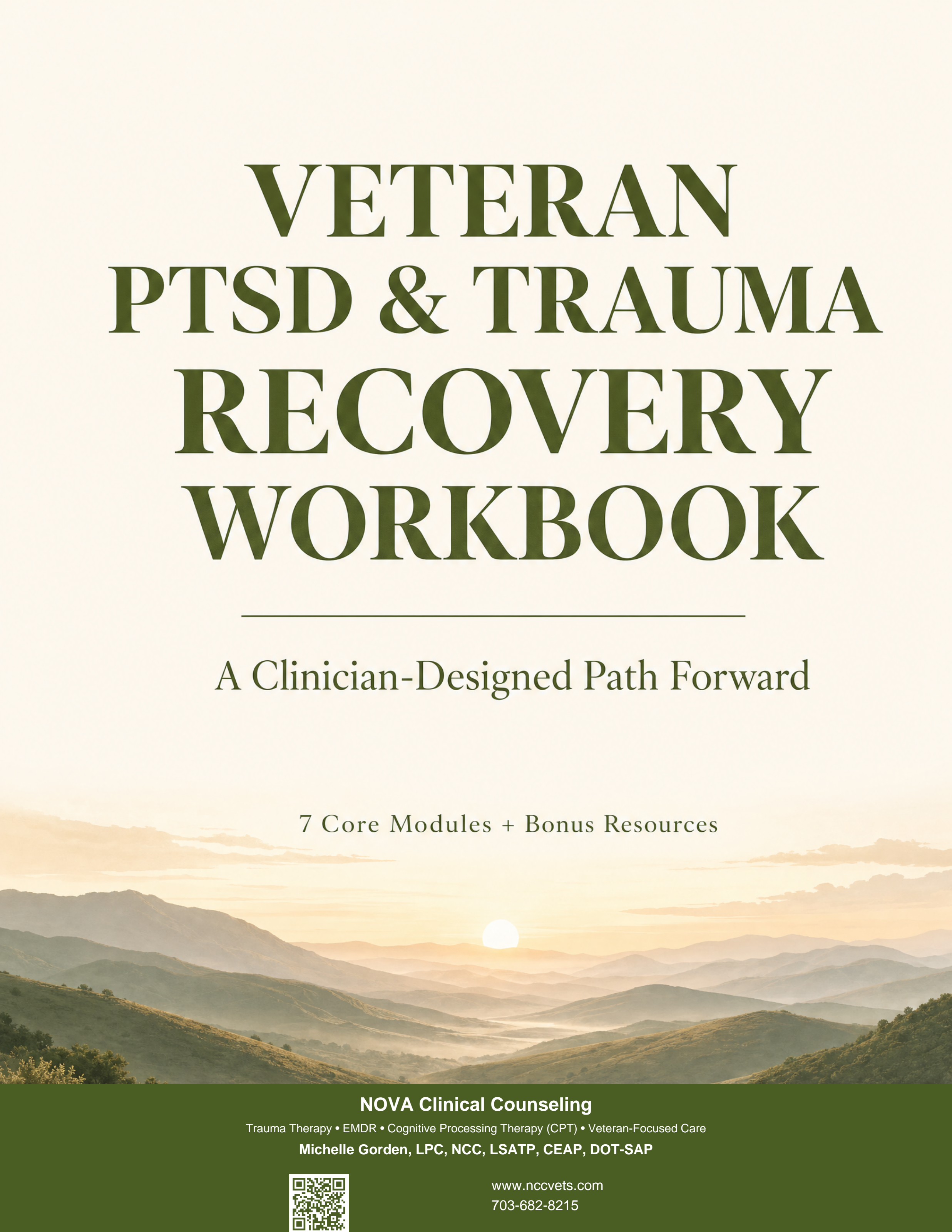 Cover of the Veteran PTSD & Trauma Recovery Workbook